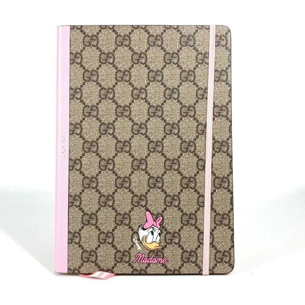 GUCCI Disney collaboration Daisy Duck GG Supreme Note Notepad notebook Unused